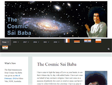 Tablet Screenshot of cosmicsaibaba.com